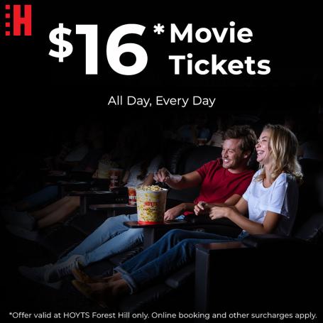 $16 movie tickets