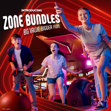 Kids playing bowling