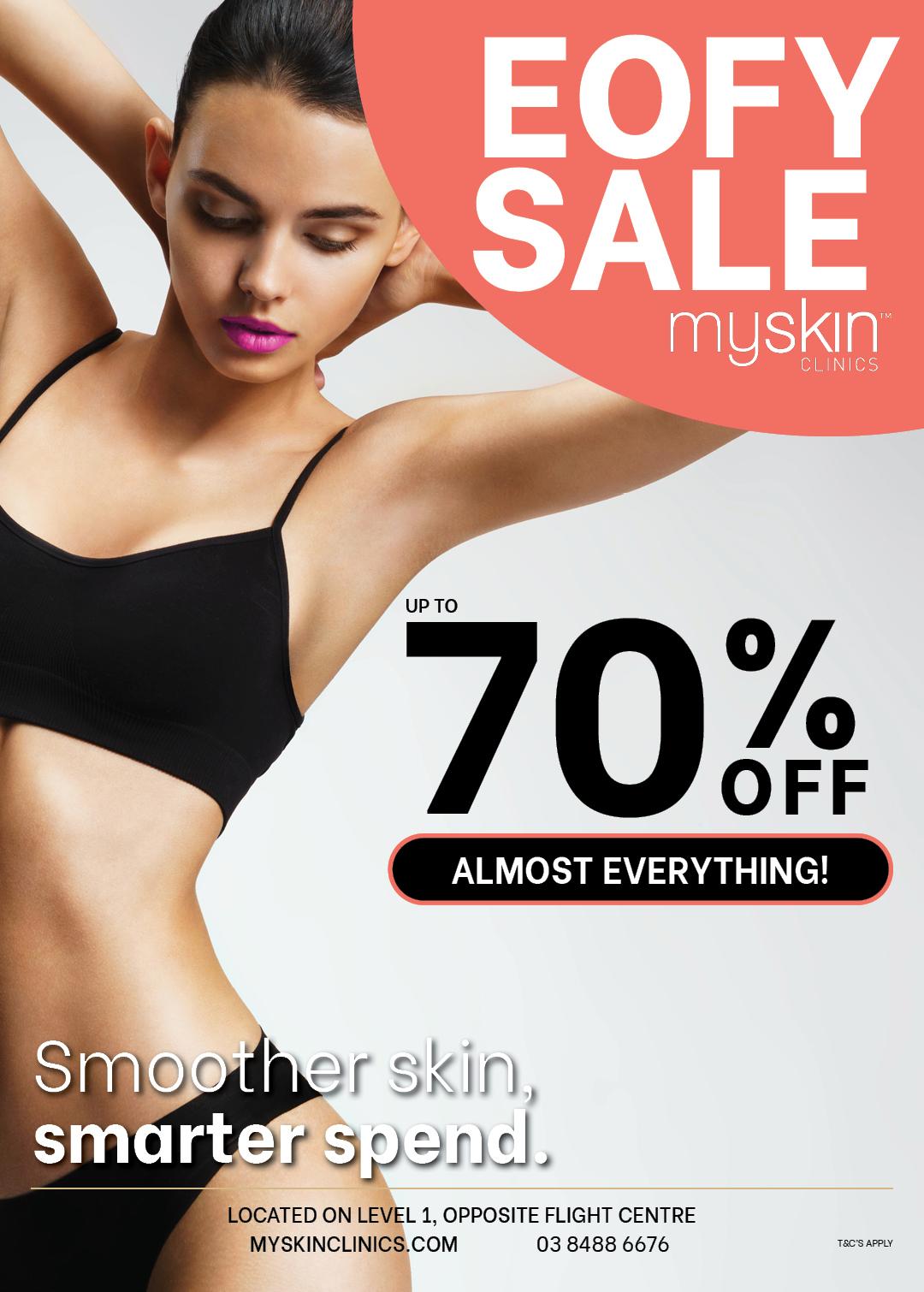 EOFY Sale my skin clinics forest hill chase up to 70% off almost everything