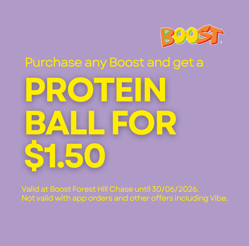 Boost nunawading protein ball
