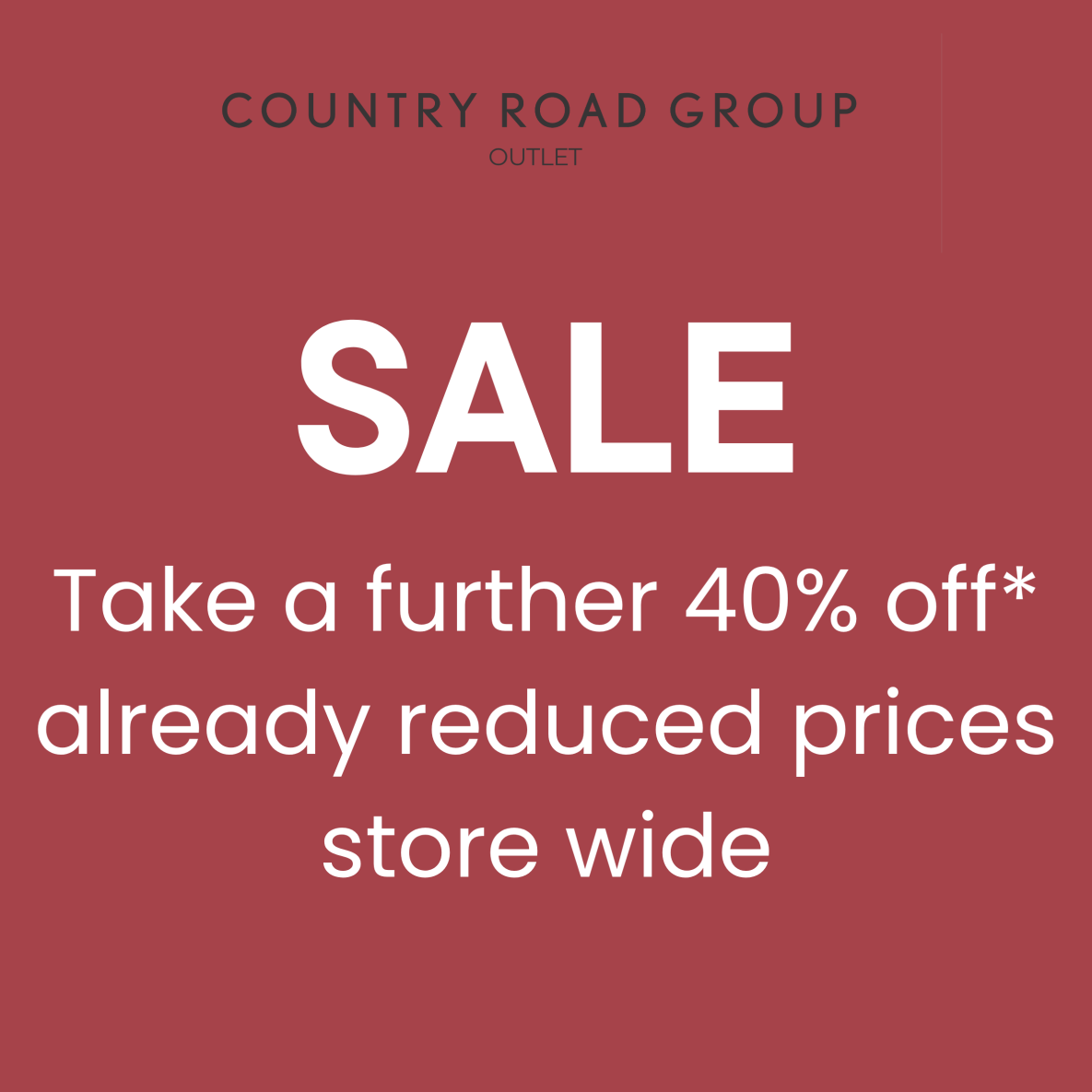 FHC - Country road 40% sale